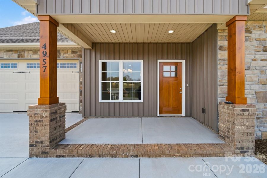 Exterior details and patio area of a home in , Hickory (Image 4). Exterior details and patio area of a home in , Hickory (Image 4).