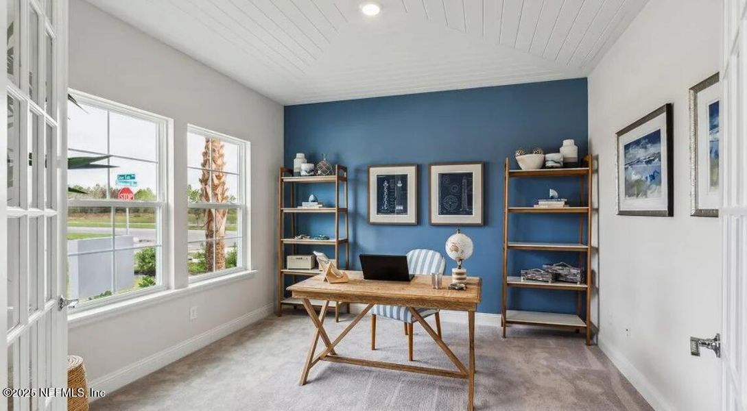 Furnished interior view inside a new home in Silver Falls Single Family at SilverLeaf: Silver Falls 50s at SilverLeaf, St. Johns (Image 21). Furnished interior view inside a new home in Silver Falls Single Family at SilverLeaf: Silver Falls 50s at SilverLeaf, St. Johns (Image 21).