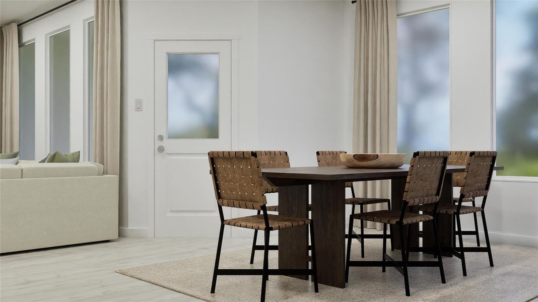 Furnished interior view inside a new home in Pleasant Hill, Bryan (Image 10).