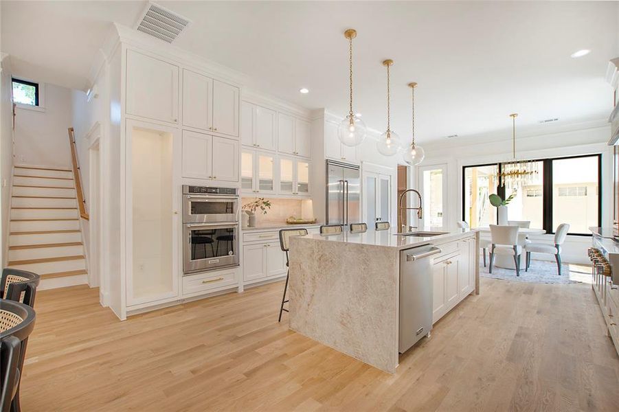 Furnished interior view inside a new home in , Dallas (Image 35). Furnished interior view inside a new home in , Dallas (Image 35).