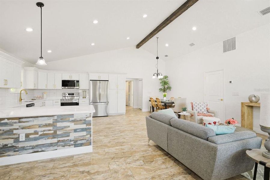 Furnished interior view inside a new home in , Tampa (Image 13).