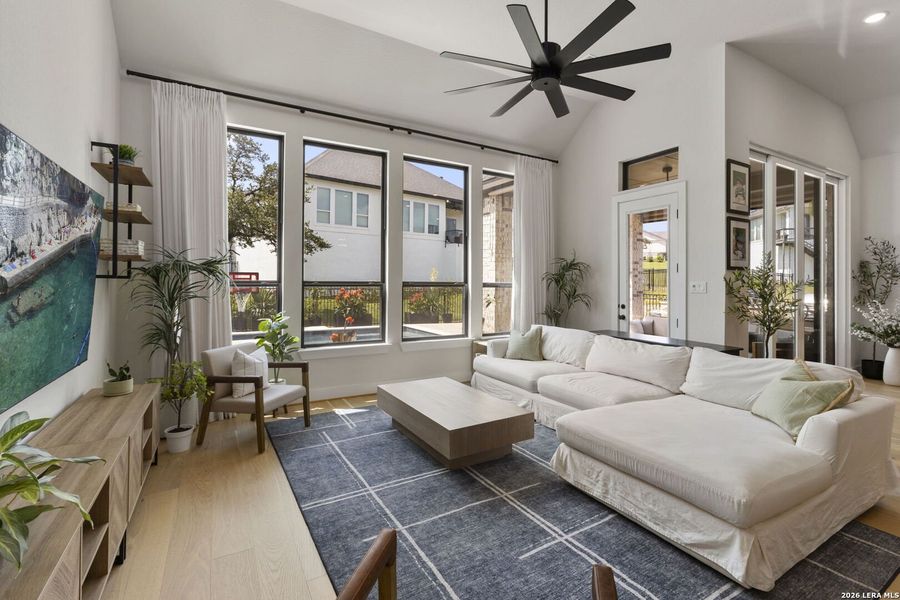 Furnished interior view inside a new home in Esperanza, Boerne (Image 8).
