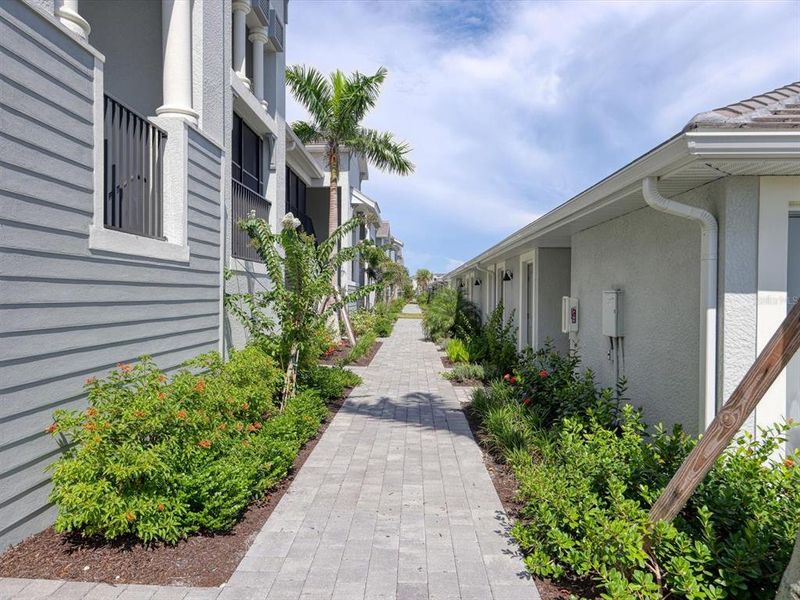 Exterior details and patio area of a home in , Venice (Image 2). Exterior details and patio area of a home in , Venice (Image 2).