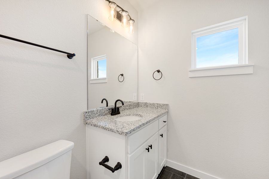 Furnished interior view inside a new home in Willow Grove Single-Family Homes, Melissa (Image 18).
