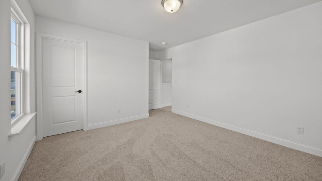 The Burton Plan by DRB homes at Lakeside Glen, in York SC -Bedroom