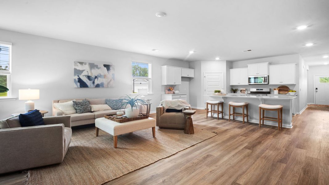 Furnished interior view inside a new home in Fernhill Farms, Statesboro (Image 17).
