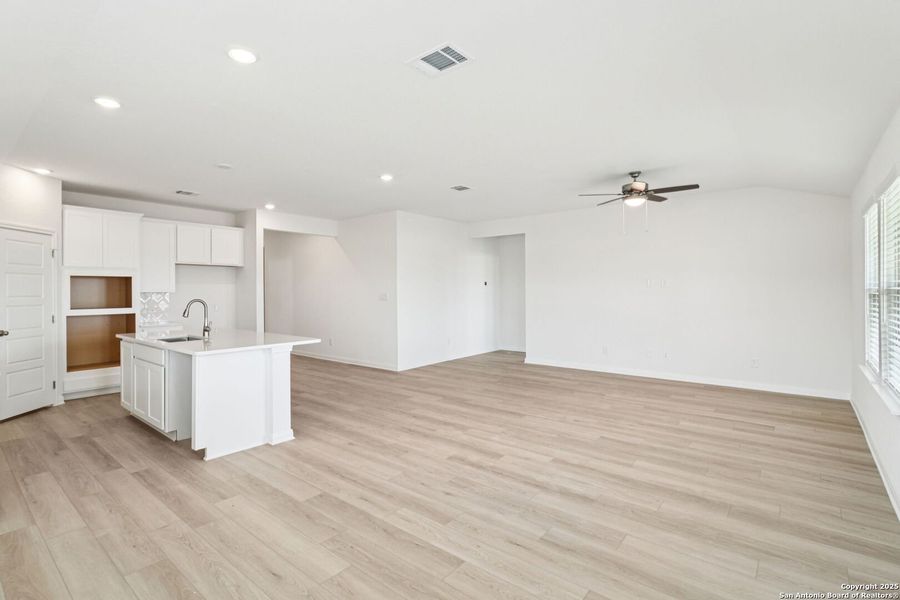 Spacious, unfurnished interior of a new home in Legendary Trails - Classic Series, Cibolo (Image 15).