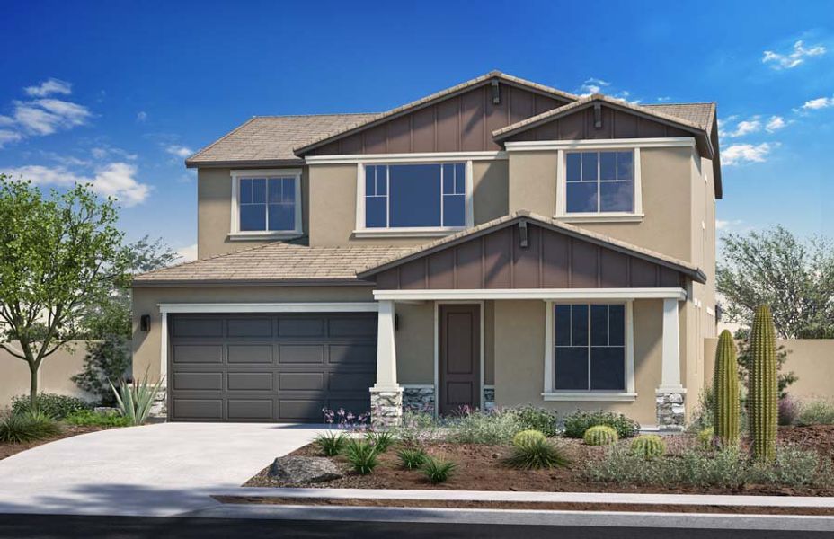 Representative exterior photo of a completed home built from the 2908 by Homes by Towne in Laveen Vistas II, Laveen, AZ (Image 5).