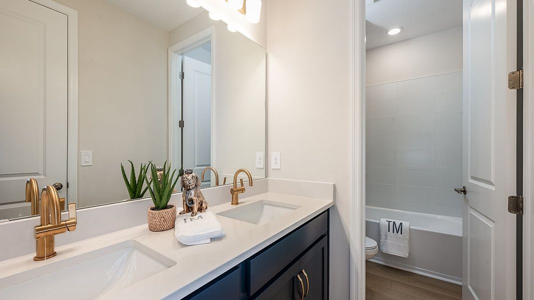 Representative furnished interior of a home built from the Montauk by Taylor Morrison in Sunbridge, Orlando (Image 31).