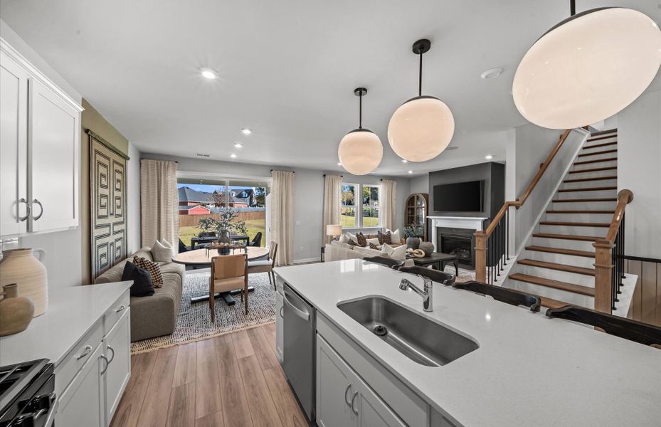 Representative furnished interior of a home built from the Valen by Pulte Homes in Sparrow Creek, Boiling Springs (Image 12).