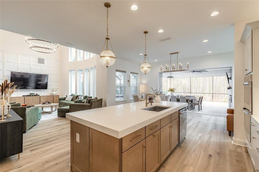 Furnished interior view inside a new home in , Port Orange (Image 9).