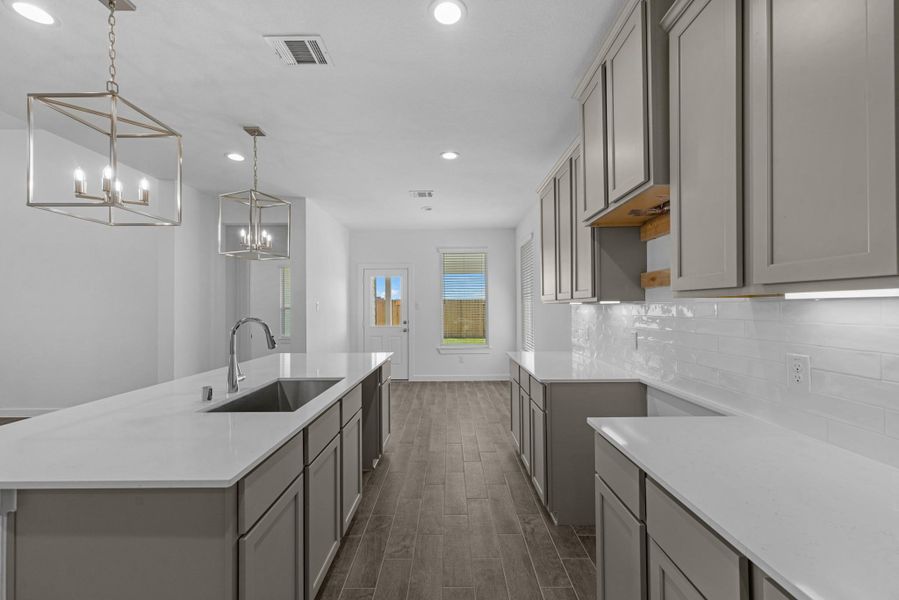 Furnished interior view inside a new home in Huntington Place, Rosharon (Image 6).