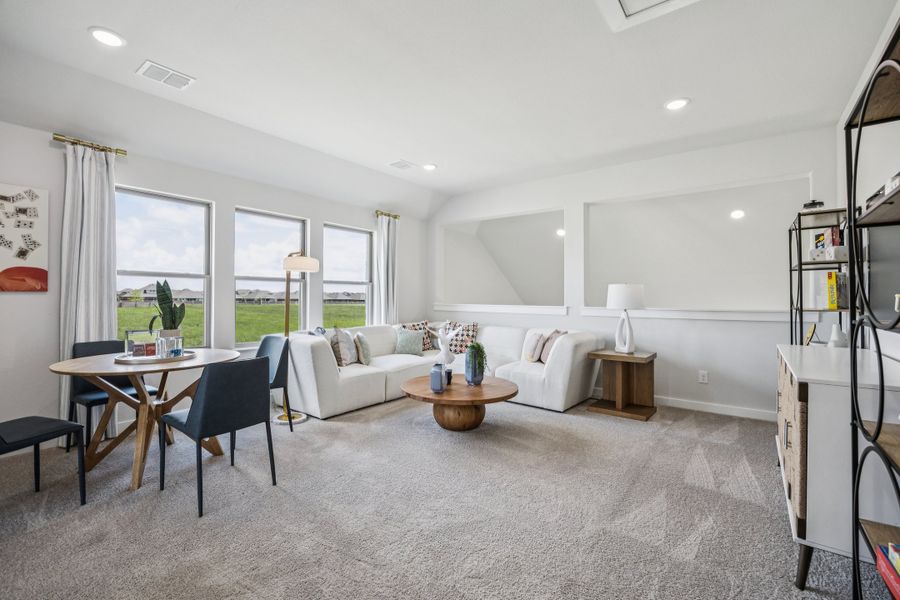 Game Room in the Winters home plan by Trophy Signature Homes – REPRESENTATIVE PHOTO Game Room in the Winters home plan by Trophy Signature Homes – REPRESENTATIVE PHOTO