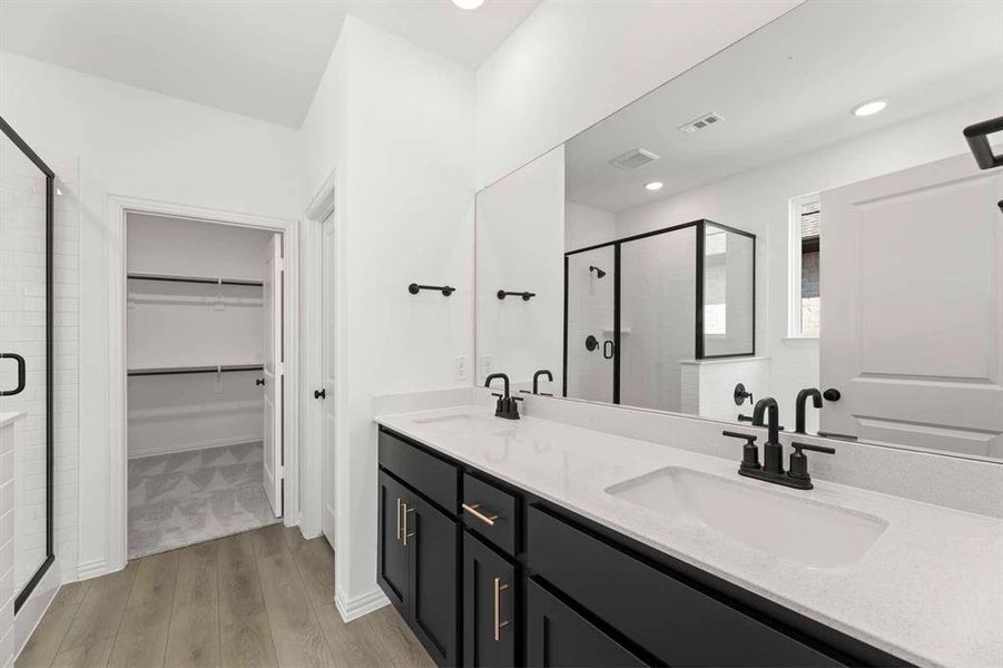 Furnished interior view inside a new home in Monticello Park, Princeton (Image 7). Furnished interior view inside a new home in Monticello Park, Princeton (Image 7).