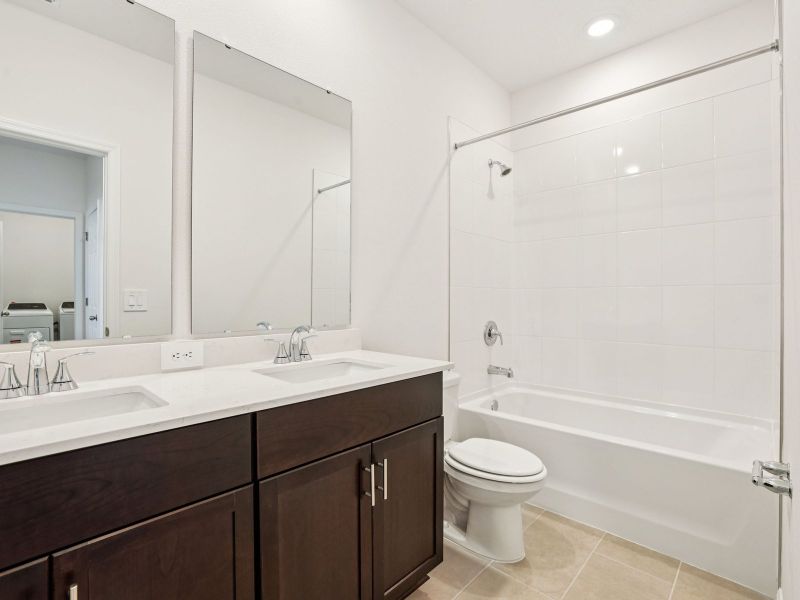 Furnished interior view inside a new home in The Meadow at Crossprairie Bungalows, St. Cloud (Image 6). Furnished interior view inside a new home in The Meadow at Crossprairie Bungalows, St. Cloud (Image 6).