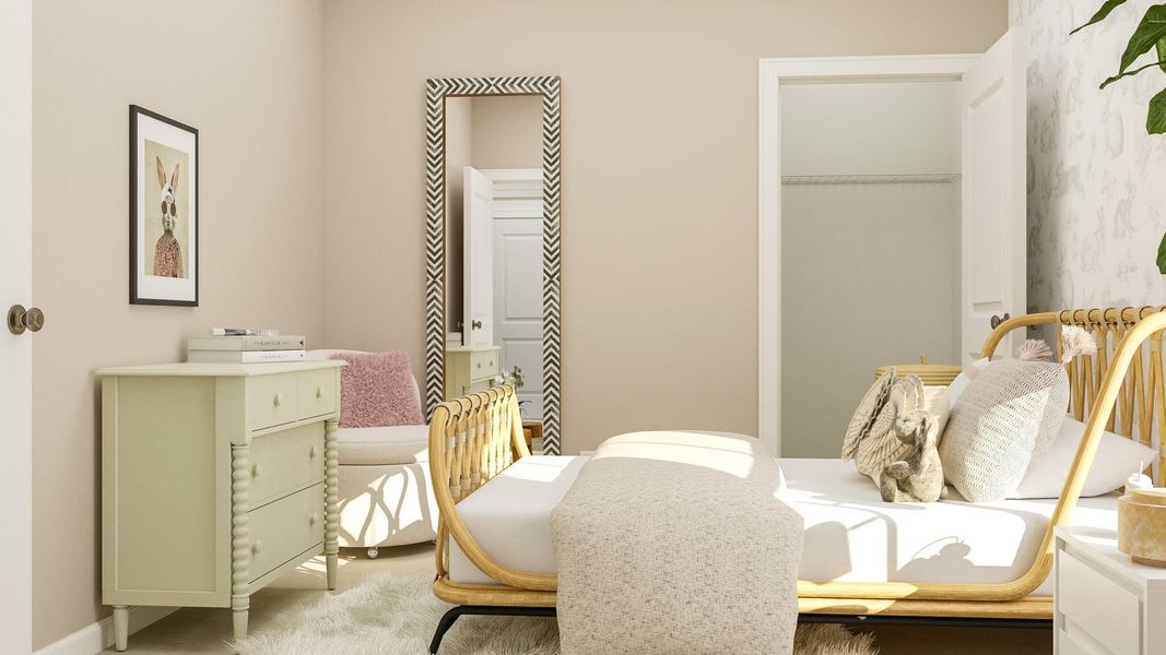 Furnished interior view inside a new home in Horizons at Carnes Crossroads | 55+: Cottage Collection, Summerville (Image 10).