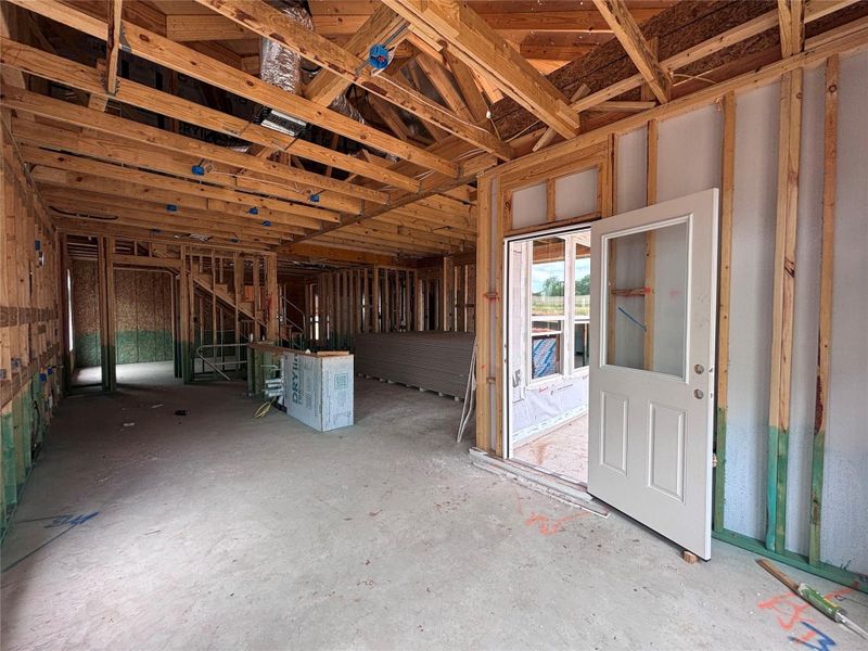 In-progress construction of a new home in The Colony 50s, Bastrop, TX (Image 24). In-progress construction of a new home in The Colony 50s, Bastrop, TX (Image 24).