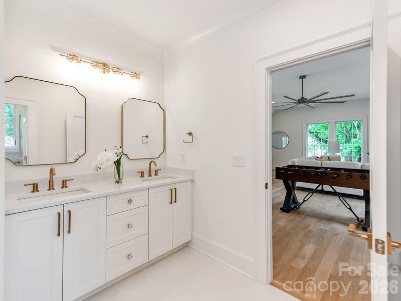 Furnished interior view inside a new home in , Charlotte (Image 41).