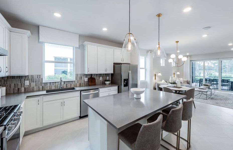Furnished interior view inside a new home in Arbor Oaks, North Port (Image 9).
