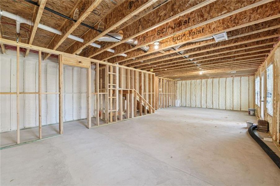 In-progress construction of a new home in Harmony Manor, Fairburn, GA (Image 52).