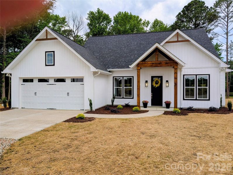 Front exterior of a new home in , Lancaster, SC, highlighting curb appeal (Image 2). Front exterior of a new home in , Lancaster, SC, highlighting curb appeal (Image 2).