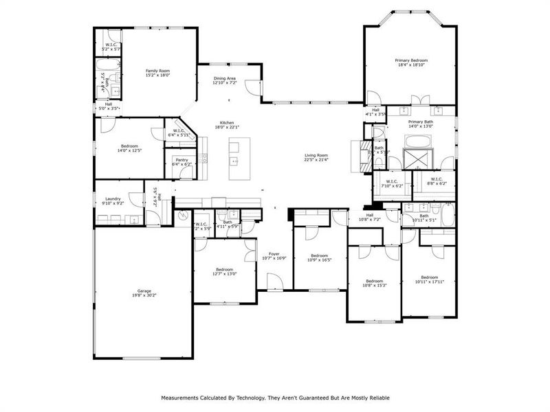 2D floor plan layout of this home in , New Fairview, TX (Image 3).