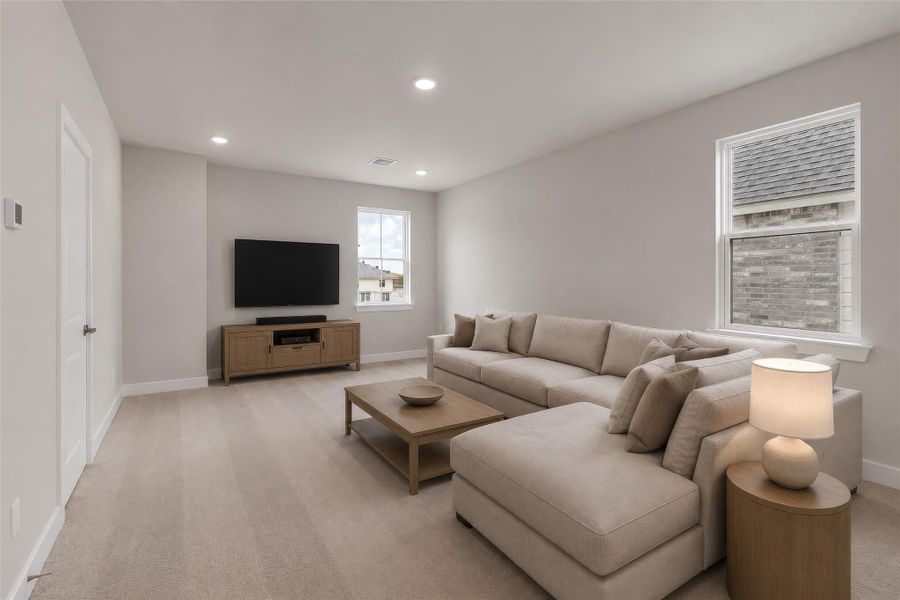 Furnished interior view inside a new home in Midline, Webster (Image 12).