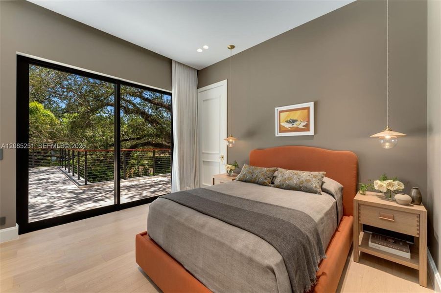 Furnished interior view inside a new home in , Coral Gables (Image 16). Furnished interior view inside a new home in , Coral Gables (Image 16).