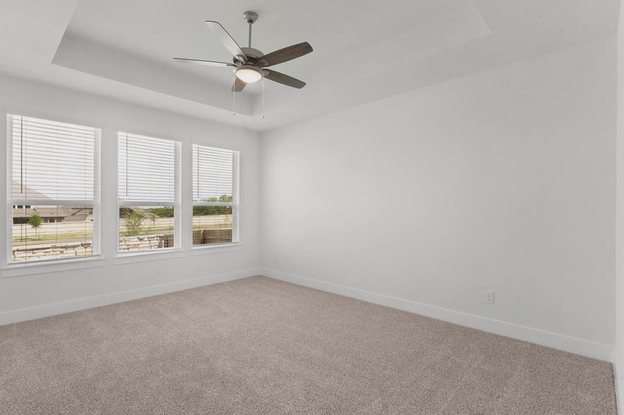 Representative unfurnished interior of a home built from the Mariah by Chesmar Homes in University Heights, McKinney (Image 43).
