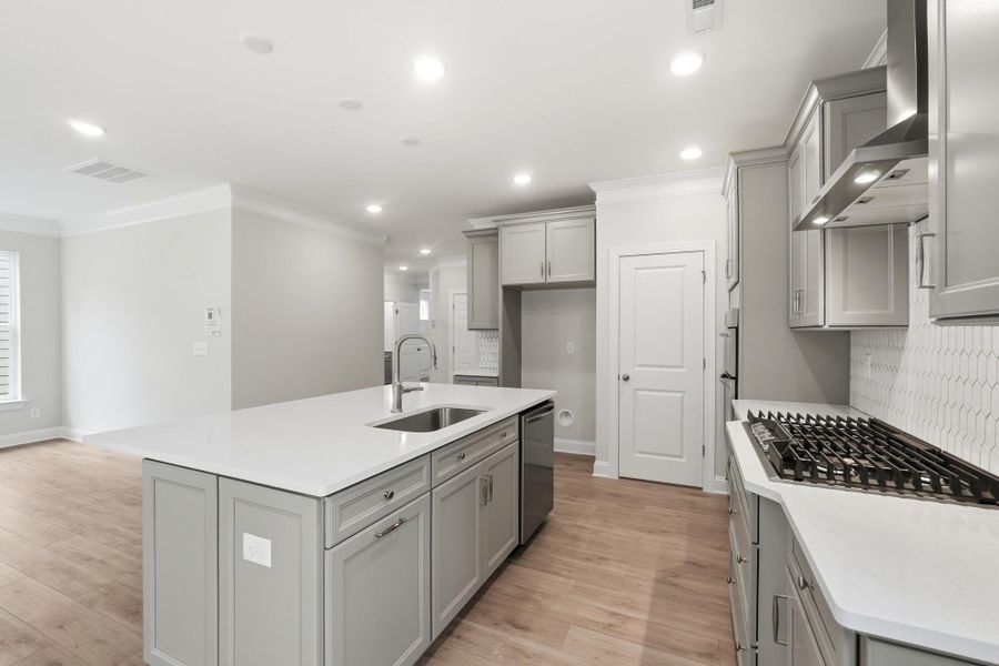 Furnished interior view inside a new home in Caldwell Forest, Charlotte (Image 8).