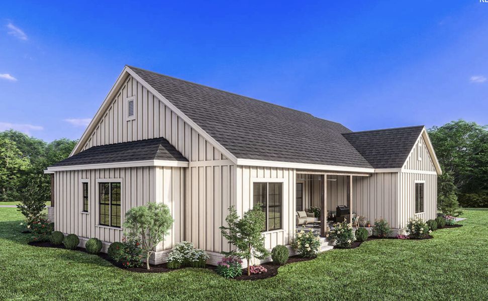 Representative exterior photo of a completed home built from the Anna by Zeal Home Builders in Patti Lynn Hills, Paradise, TX (Image 18). Representative exterior photo of a completed home built from the Anna by Zeal Home Builders in Patti Lynn Hills, Paradise, TX (Image 18).