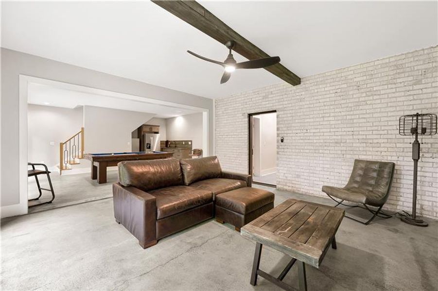 Furnished interior view inside a new home in , Atlanta (Image 44).