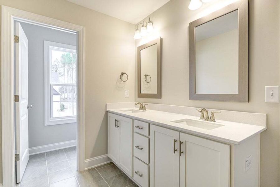 Representative furnished interior of a home built from the Pamlico by Caviness & Cates Communities in Bartlett Manor, Youngsville (Image 30).