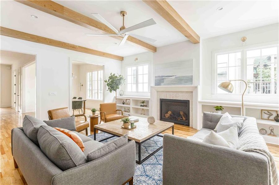 Furnished interior view inside a new home in , Atlanta (Image 29). Furnished interior view inside a new home in , Atlanta (Image 29).