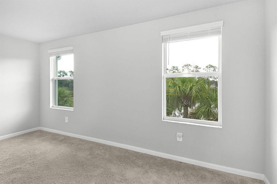 Large Windows for viewing the Lake