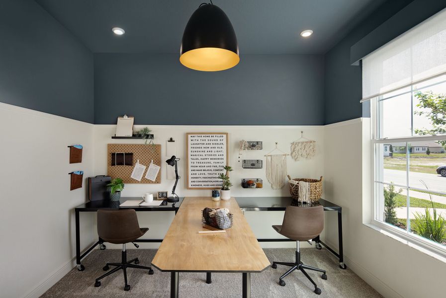 Representative furnished interior of a home built from the Hazel by Inland Homes in Avalon West, Spring Hill (Image 24).