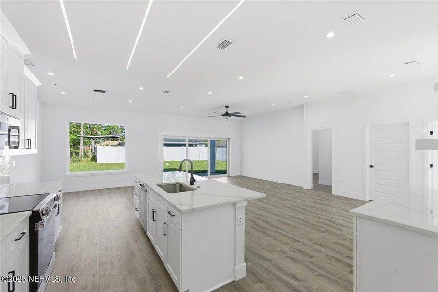 Furnished interior view inside a new home in , Palm Coast (Image 14). Furnished interior view inside a new home in , Palm Coast (Image 14).