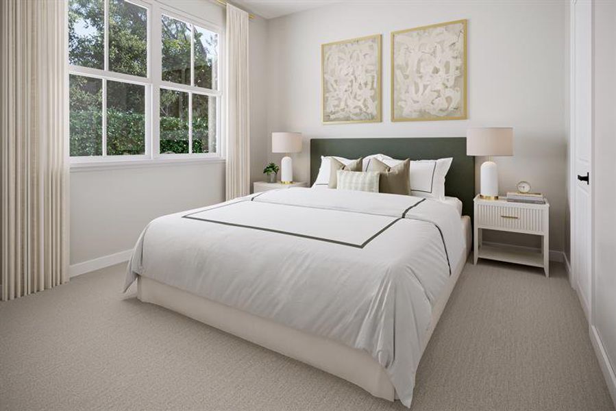 Representative furnished interior of a home built from the Tradewinds by Ryan Homes in Seminole Palms Single-Family Homes, Palm Coast (Image 10).