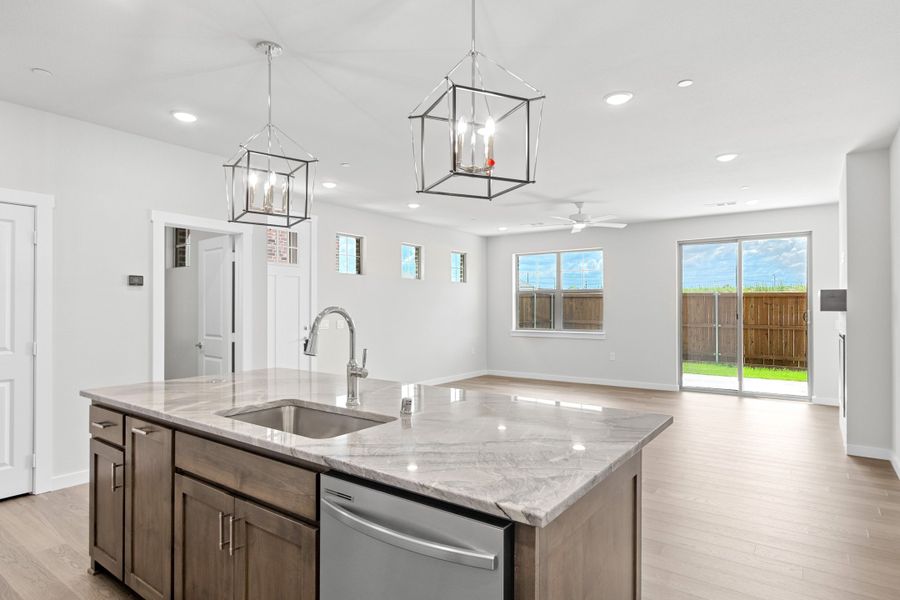 Furnished interior view inside a new home in Wildridge, Oak Point (Image 11).