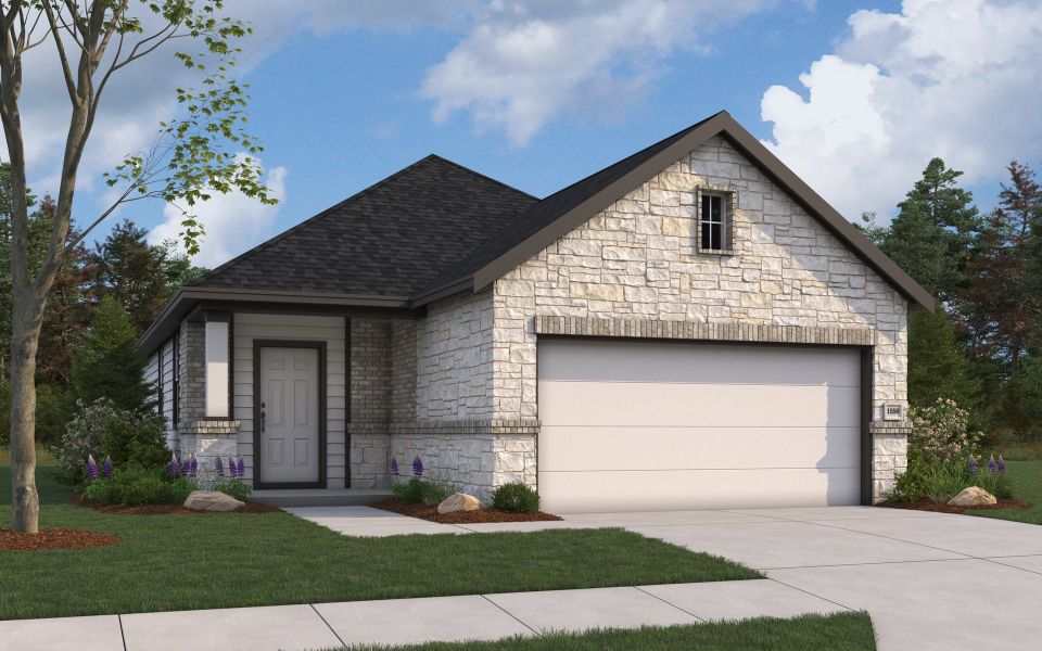 Rendering of floor plan. Colors and features may differ from shown representation.