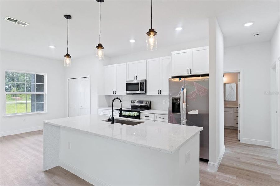 Furnished interior view inside a new home in , Ocala (Image 10). Furnished interior view inside a new home in , Ocala (Image 10).