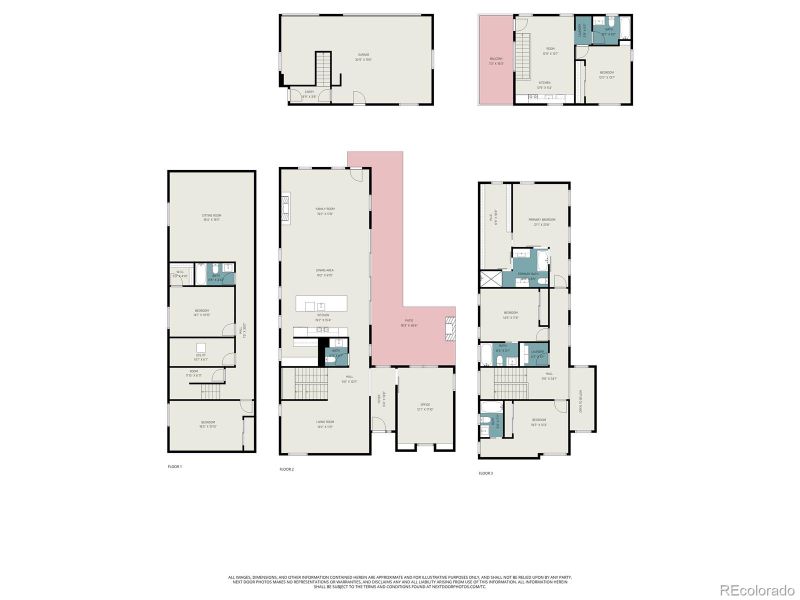 2D floor plan layout of this home in , Denver, CO (Image 4).