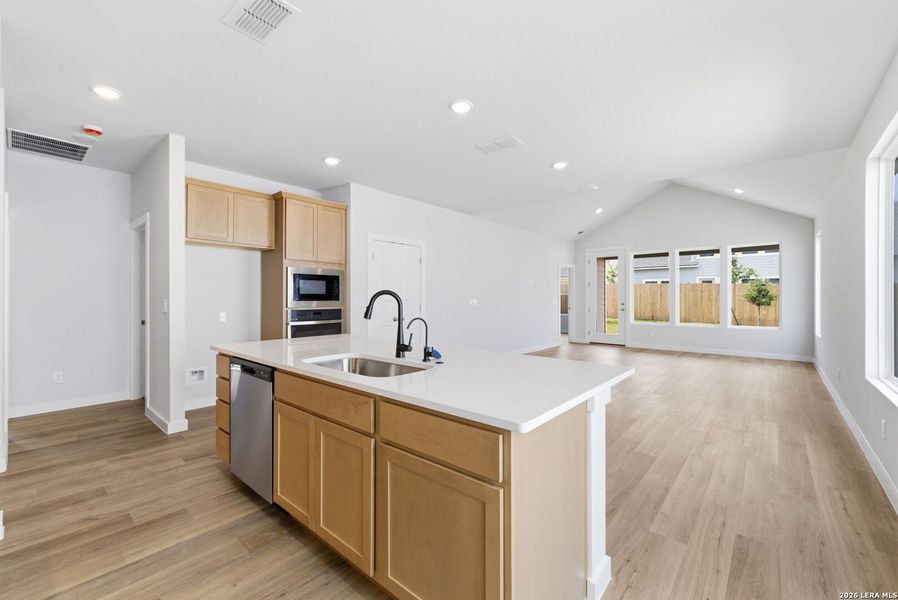 Furnished interior view inside a new home in Talley Fields, San Antonio (Image 12).