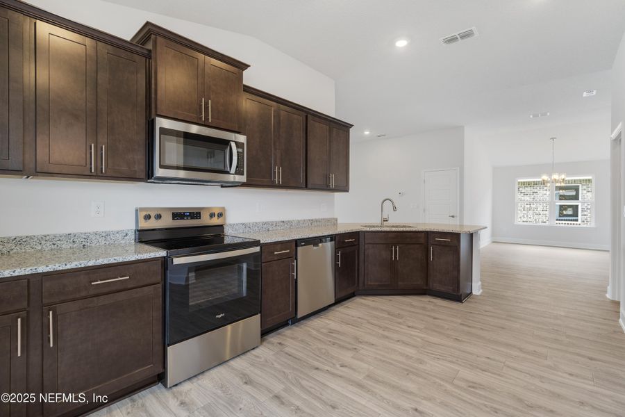 Furnished interior view inside a new home in , Green Cove Springs (Image 8). Furnished interior view inside a new home in , Green Cove Springs (Image 8).