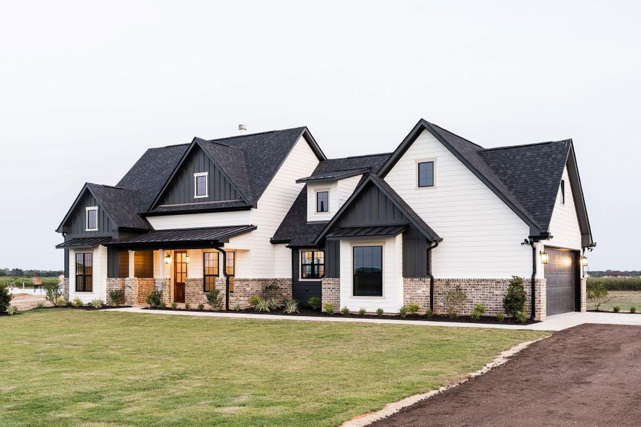 Front exterior of a new home in , East Bernard, TX, highlighting curb appeal (Image 13).