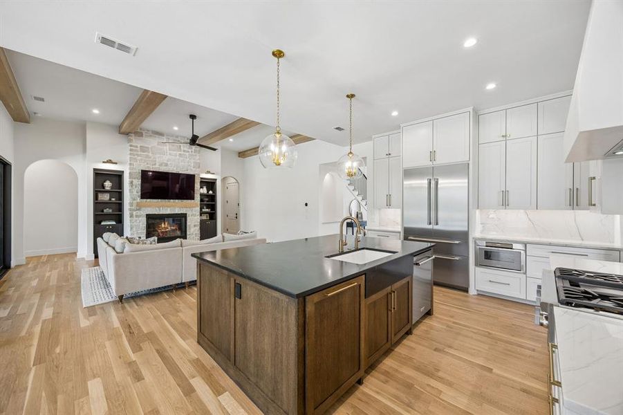 Furnished interior view inside a new home in , Southlake (Image 10).