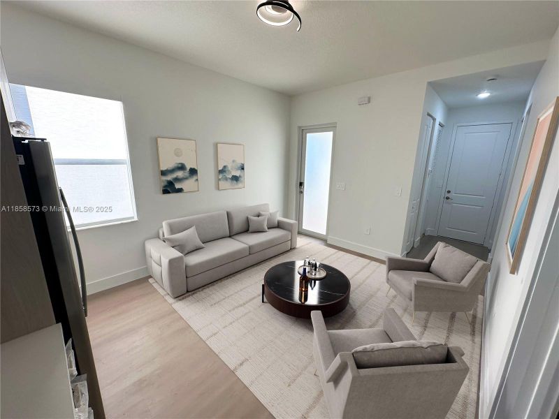 Furnished interior view inside a new home in , Davie (Image 17).