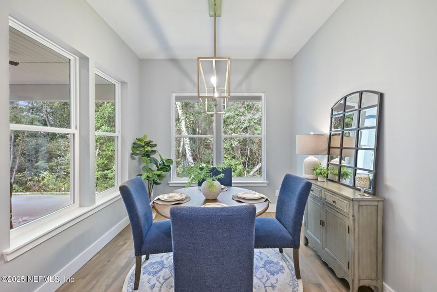 Furnished interior view inside a new home in , Jacksonville (Image 53).