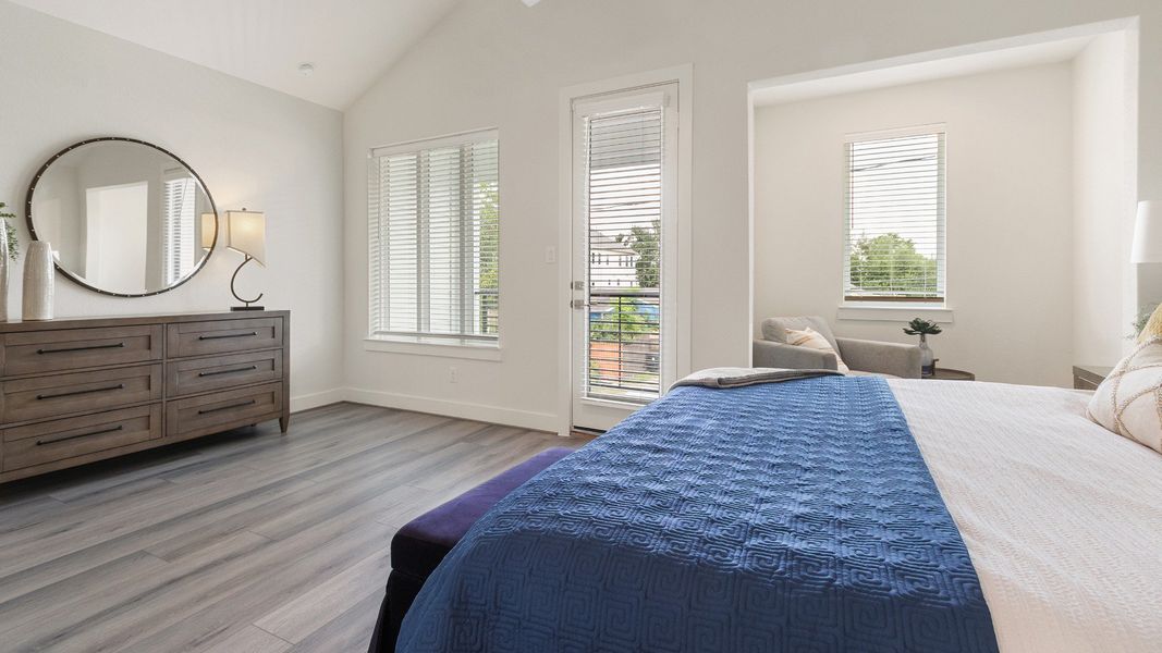 Furnished interior view inside a new home in Shady Acres, Houston (Image 29).
