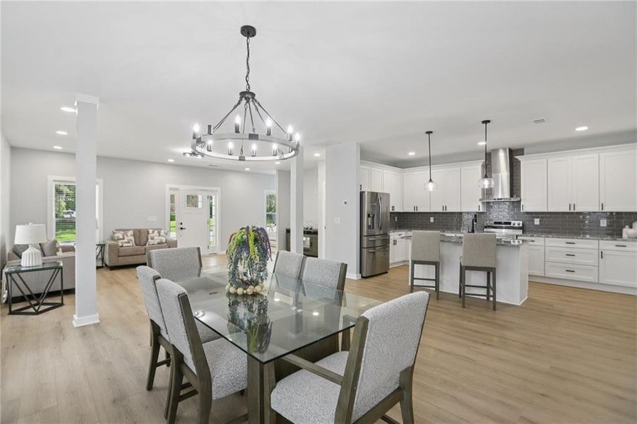 Furnished interior view inside a new home in , Hapeville (Image 9).
